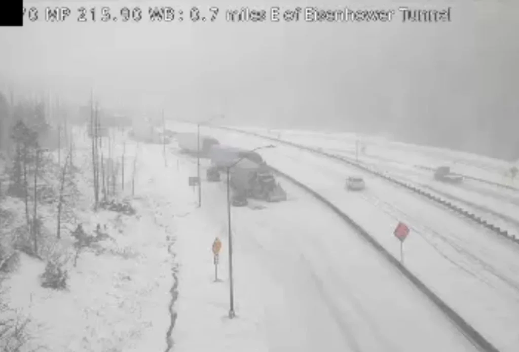 pileup i-70 near eisenhower tunnel april 14 2026 a