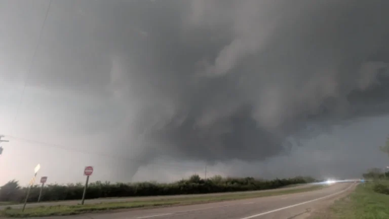 rain wrapped tornado near ottawa kansas on april 13 2026 credit nws daniel reese