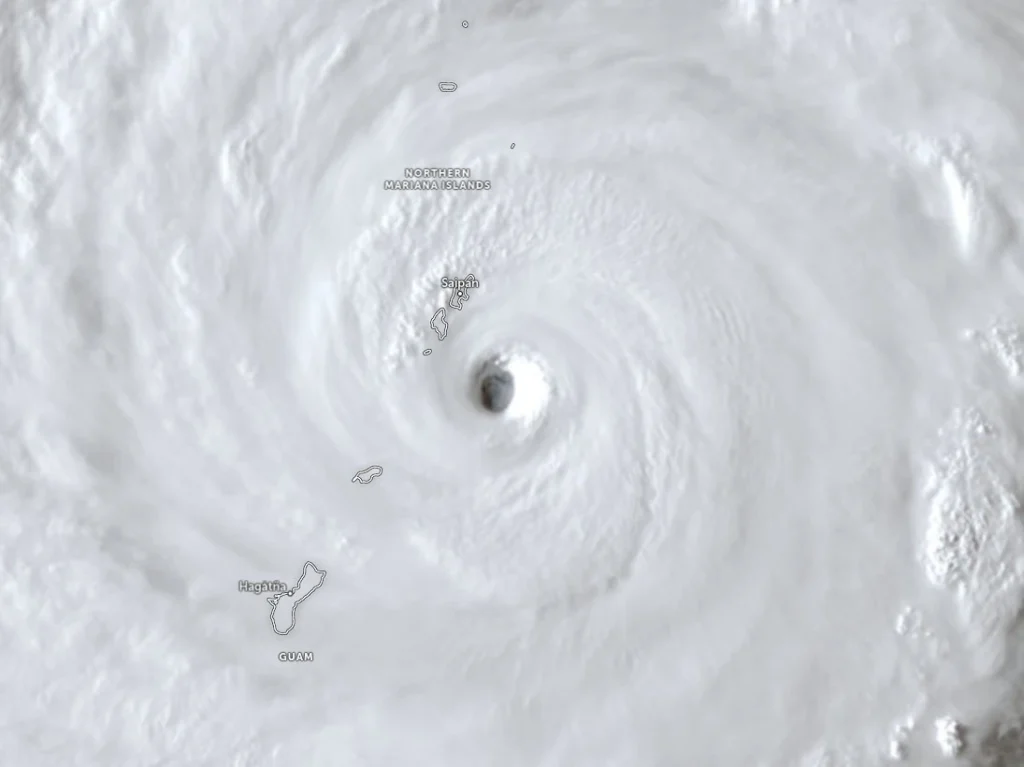 satellite image super typhoon sinlaku 0700z april 14 2026 eye