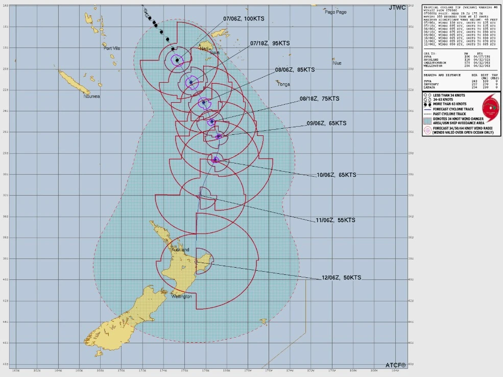 tropical cyclone vaianu jtwc forecast track 0900 utc april 7 2026