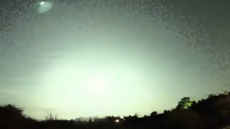 Very bright fireball over the United Kingdom on April 12, 2026