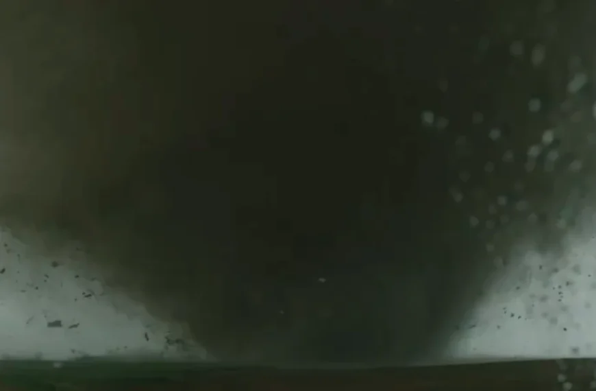 EF3 tornado near Saint Libory, Nebraska on May 17, 2026