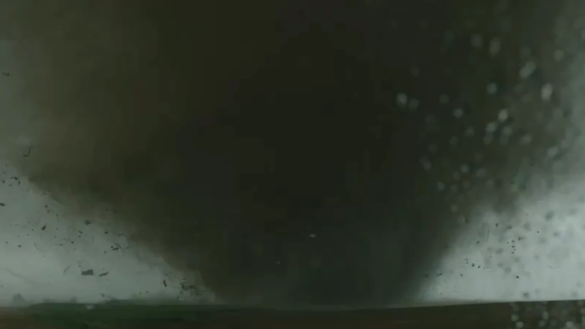 EF3 tornado near Saint Libory, Nebraska on May 17, 2026