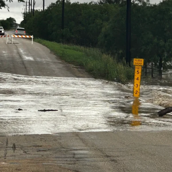 Flooding in San Antonio, Texas, on May 1, 2026