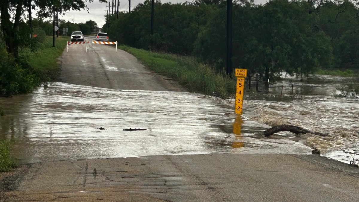 Flooding in San Antonio, Texas, on May 1, 2026