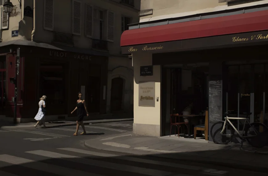 French street stock image