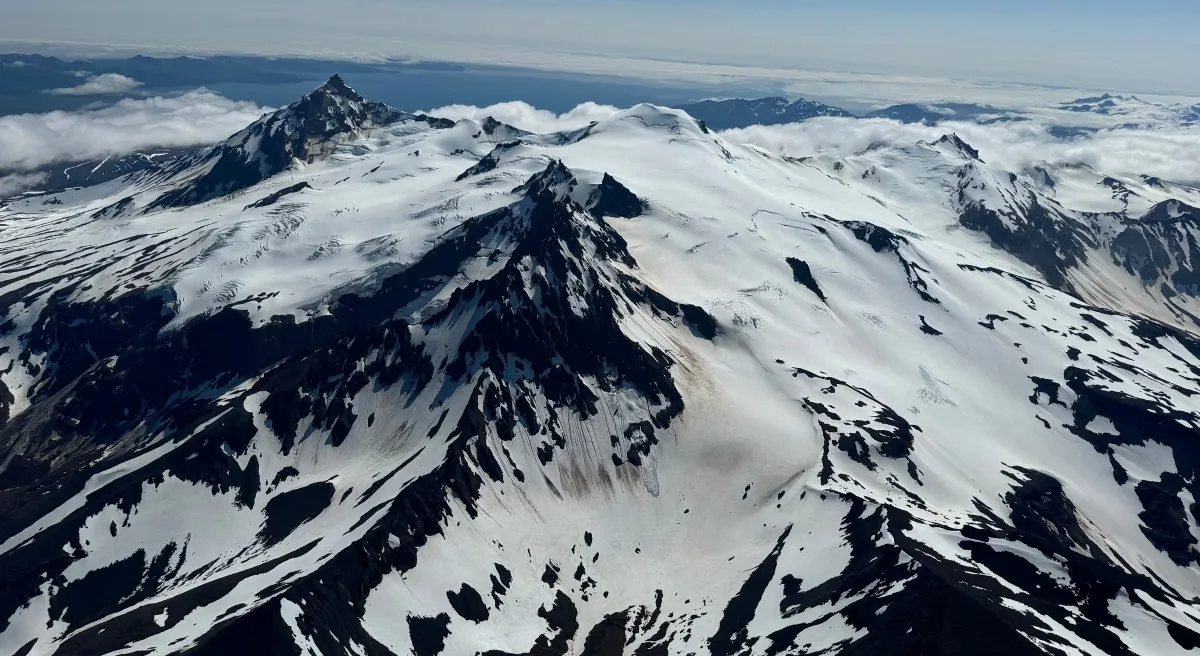 Kupreanof fly-by during transit from Veniaminof to Cold Bay july 22 2024