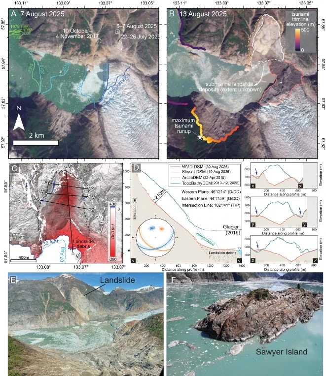 Overview of the Tracy Arm landslide and tsunami tw