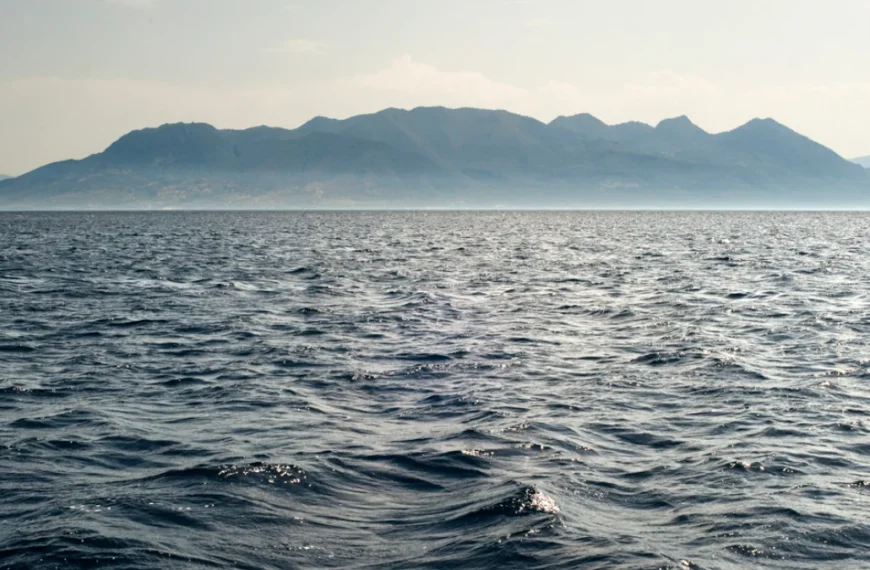 Panoramic view of Methana peninsula