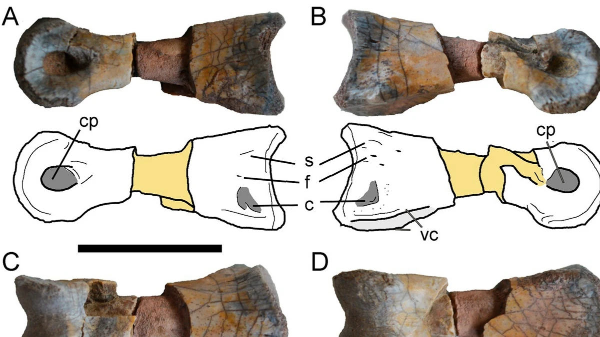 left phalanx III-2 of Kank australis (MPM-PV-22876) in medial,