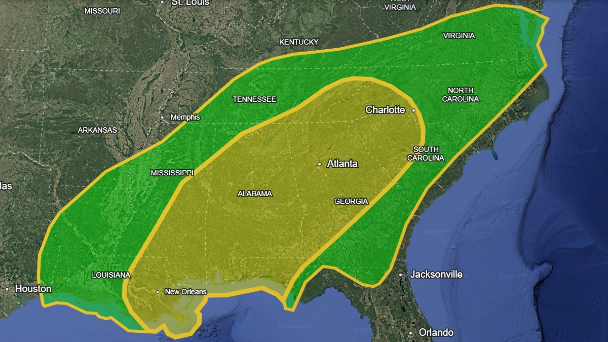 WPC Excessive Rainfall Outlook issued on May 25, 2026. Credit: NWS/WPC