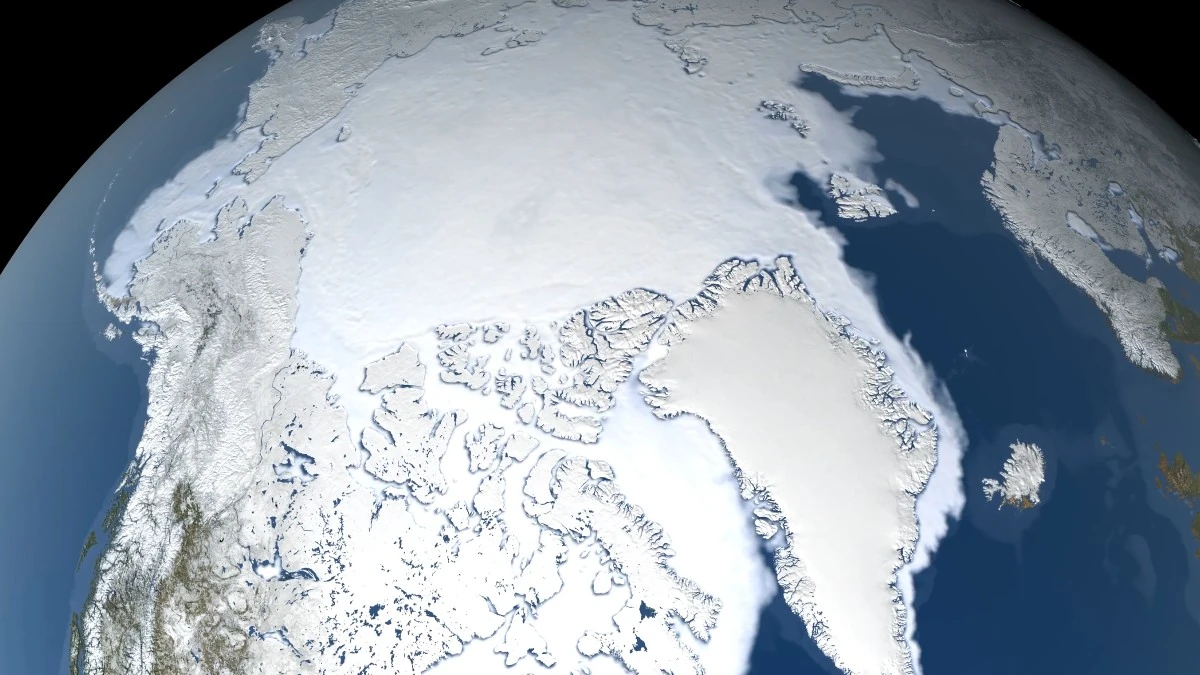 NASA and JAXA data show another record-low Arctic winter sea-ice