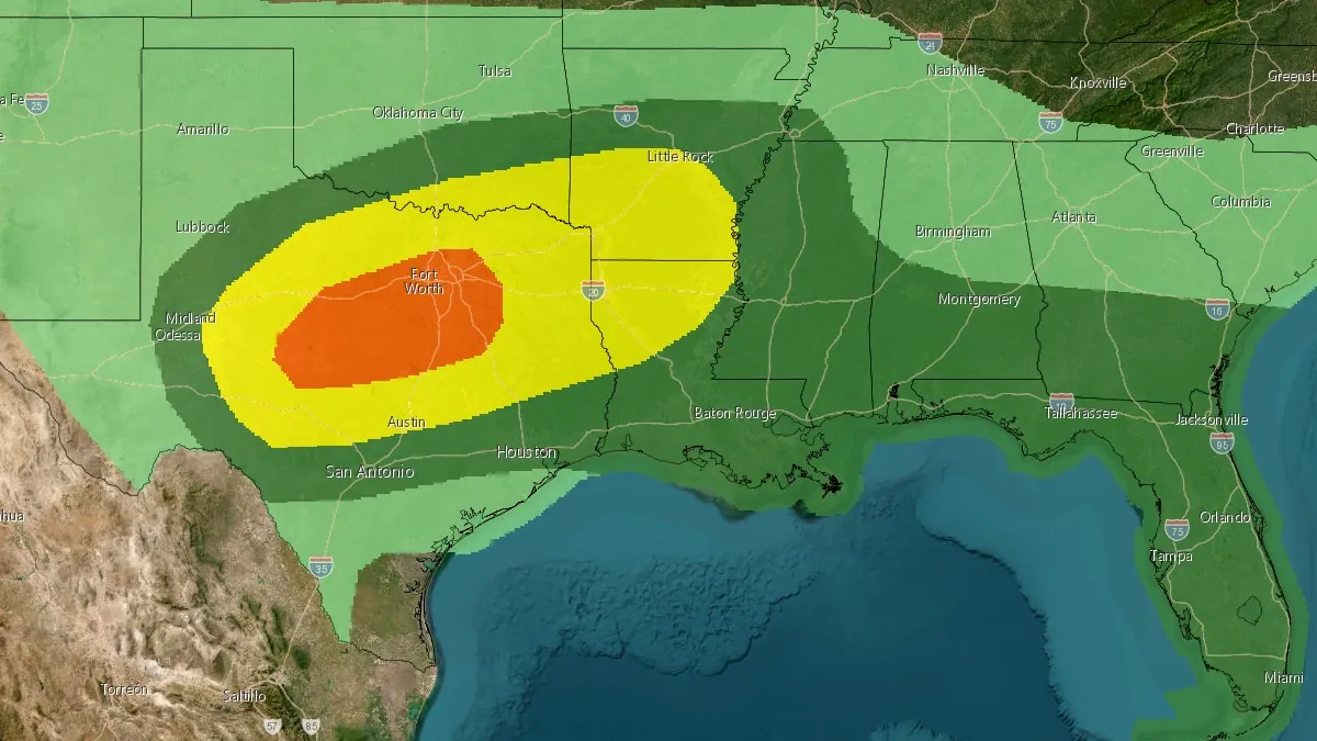 Convective Outlook valid 14:00 EDT on May 10 to 14:00 EDT on May 11, 2026
