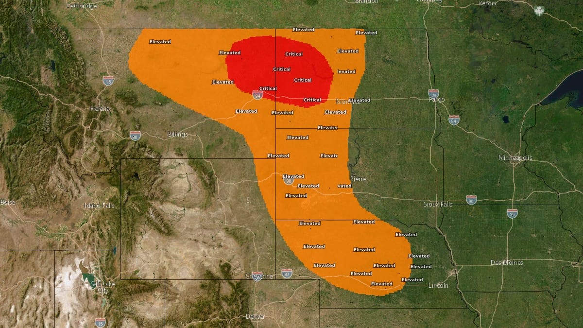 critical fire weather conus may 11 2026