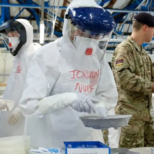 ebola training facility simon davis dfid