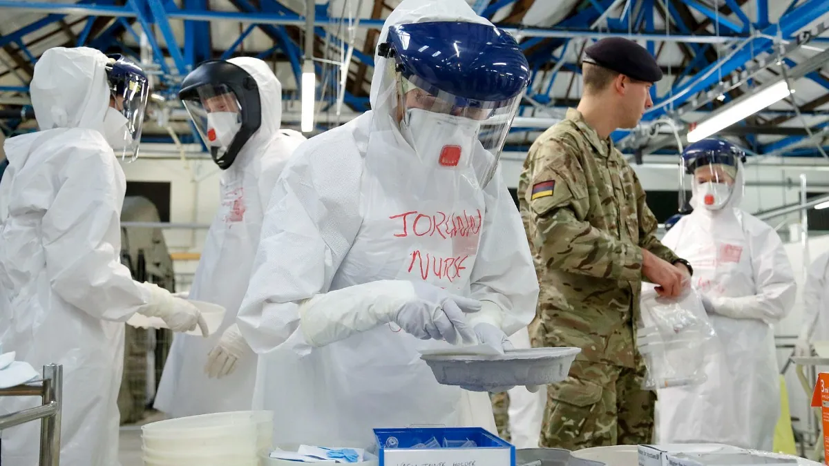 ebola training facility simon davis dfid