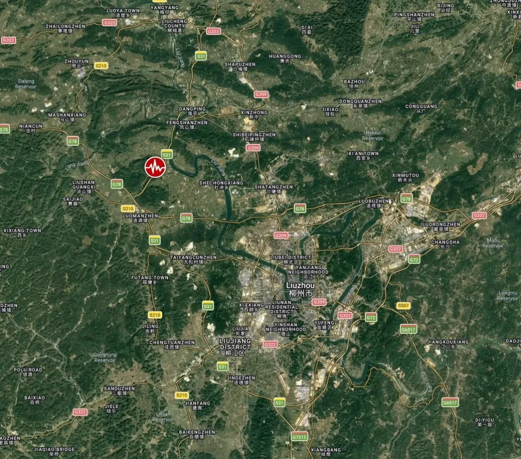 epicenter china m5.2 earthquake guangxi may 17 2026 bg