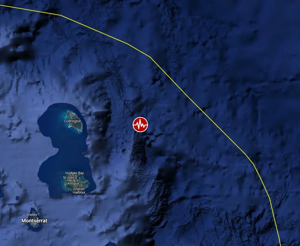 epicenter m6.0 earthquake antigua and barbuda region antigua and barbuda may 16 2026 bg