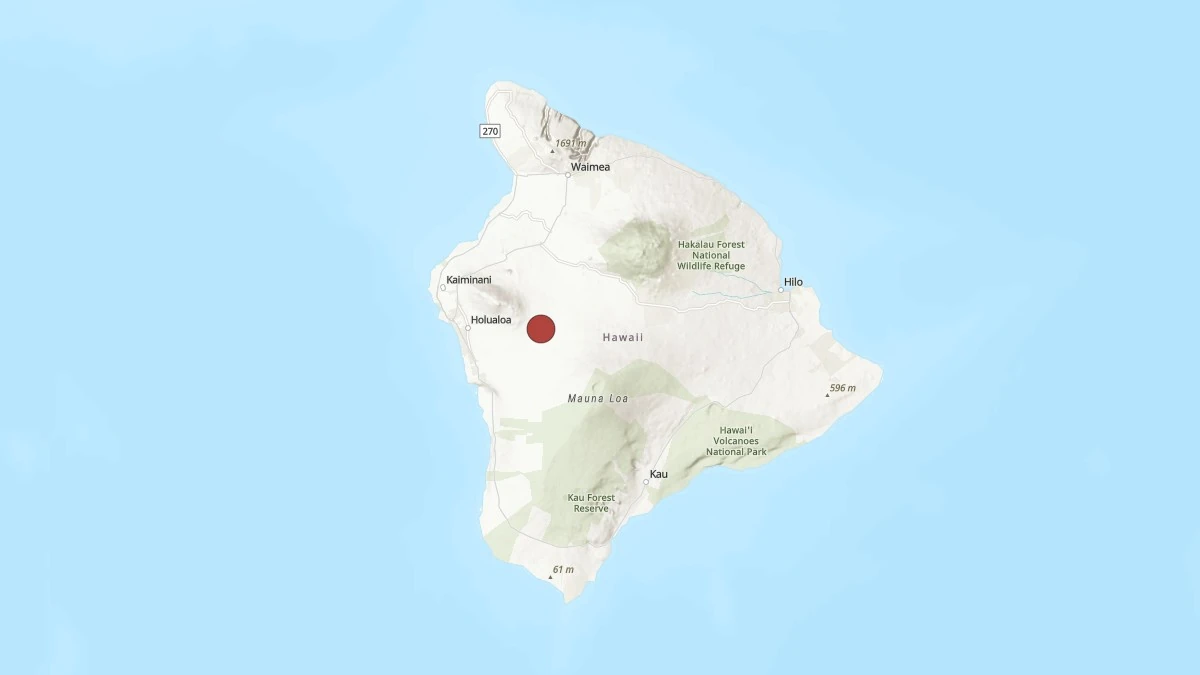 epicenter m6.0 earthquake island of hawaii hawaii may 23 2026