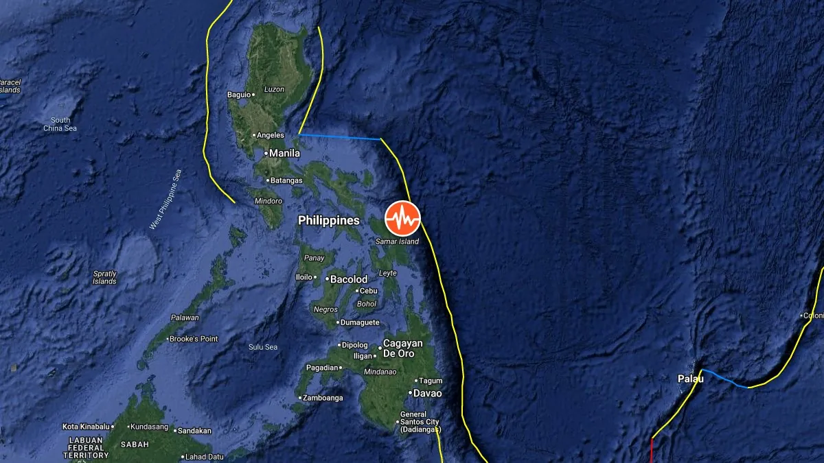 epicenter m6.0 earthquake samar philippines may 4 2026