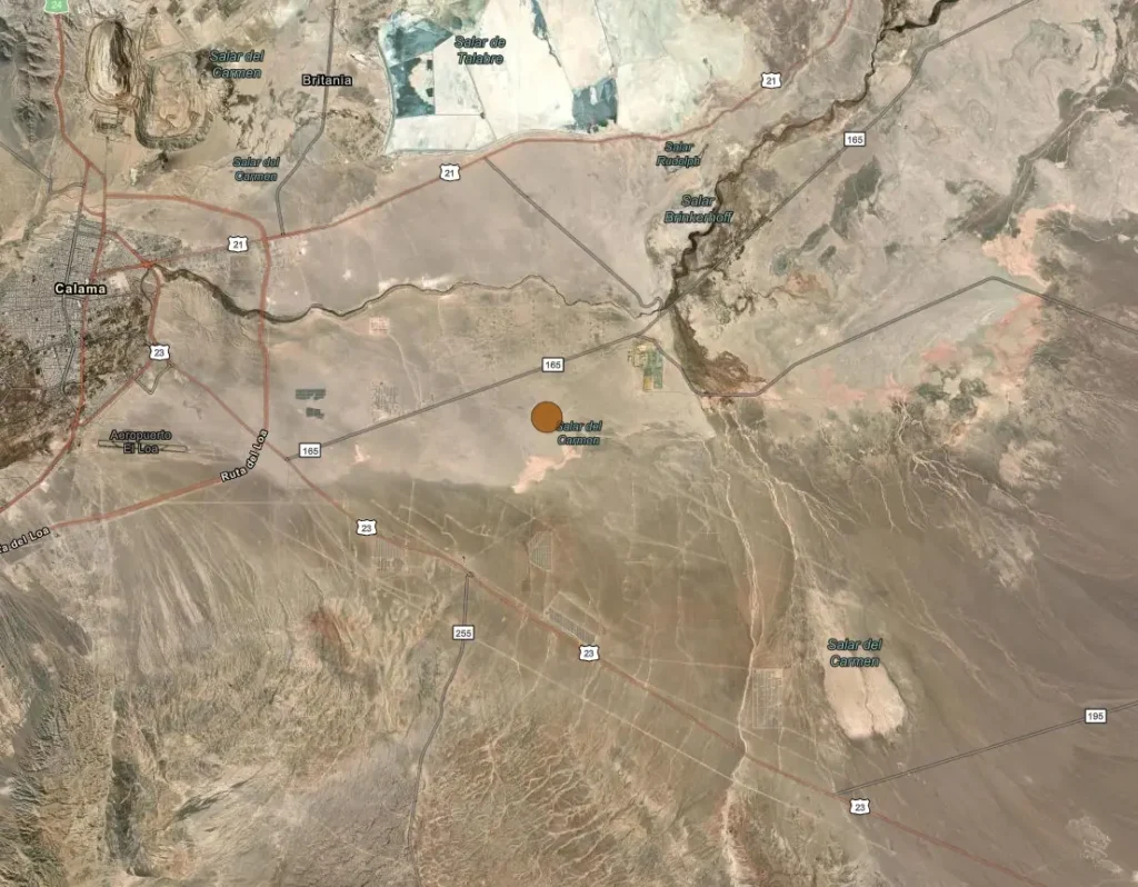 epicenter m6.9 earthquake antofagasta region chile may 25 2026 bgz