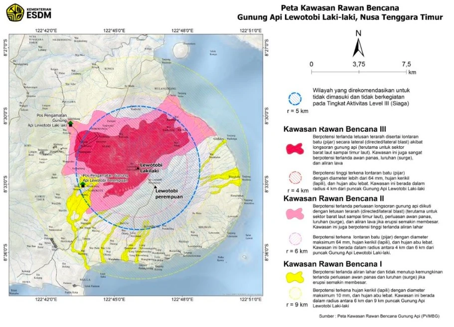 lewotobi lakilkai hazard map may 2026