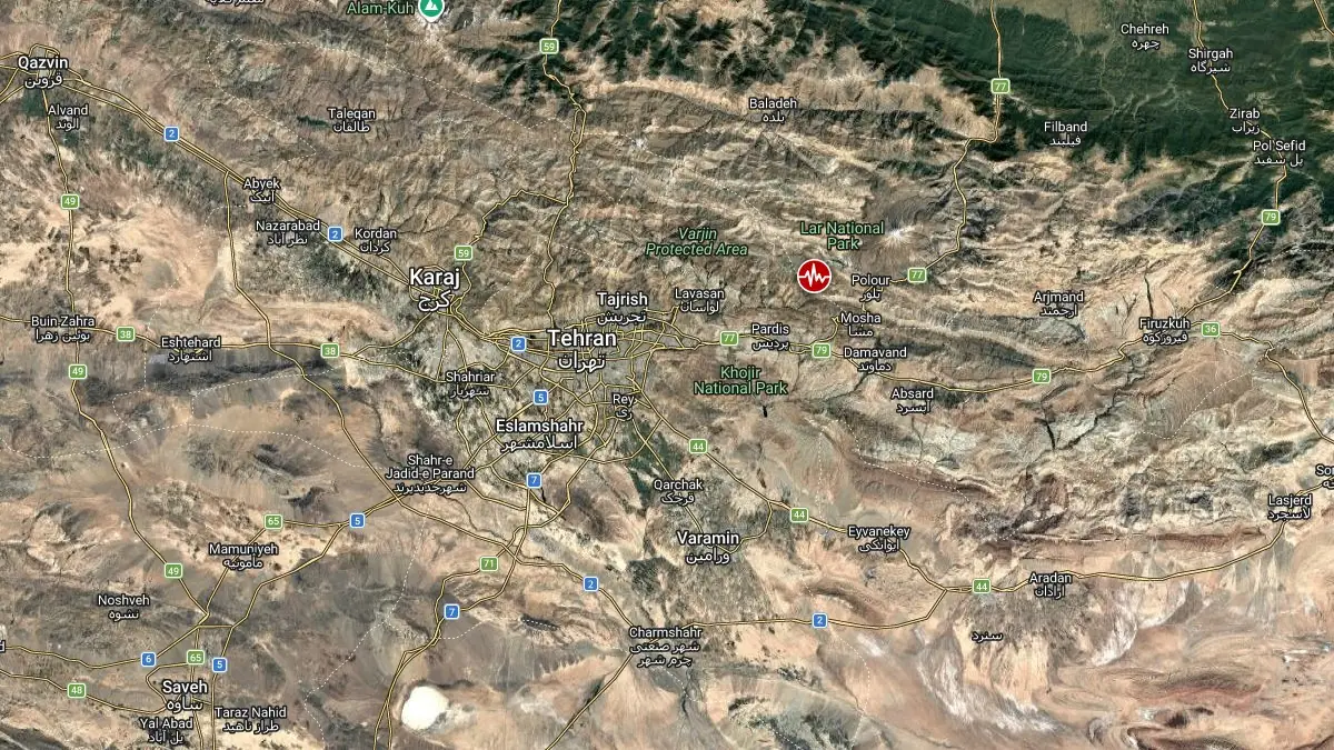 m4.3 earthquake near tehran 2016z may 12 2026 f
