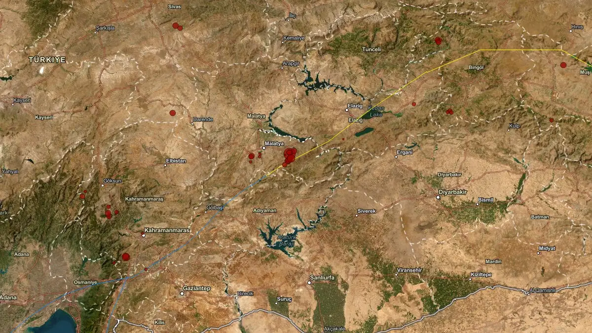 m5.4 earthquake malatya turkey may 20 2026 epicenter