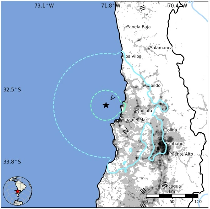 m6.0 earthquake offshore valparaiso chile may 31 2026 usgs epe