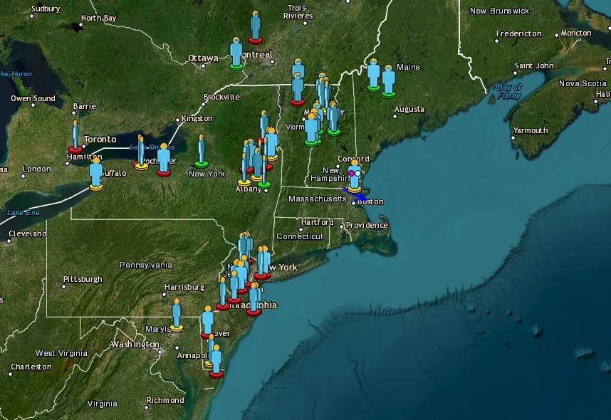meteor over new england 1807 utc may 30 2026 ams trajectory
