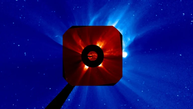 nasa sdo aia 304 esa nasa soho lasco c2 c3 2342-2348 may 25 2026
