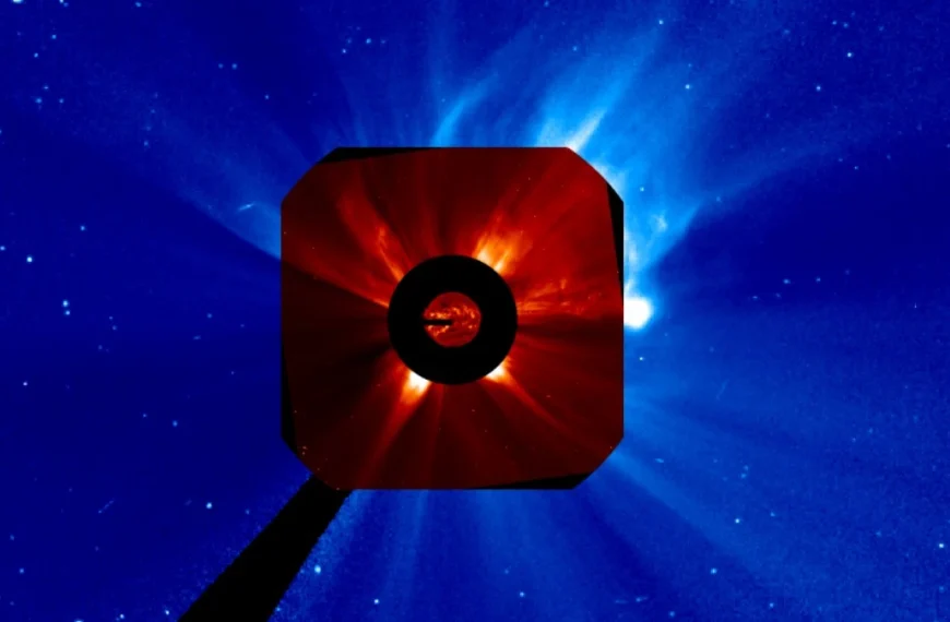 Brief S1 solar radiation storm observed after large far side CME