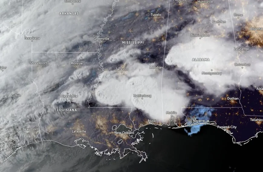 satellite image centered over jackson mississippi at 2350 utc on may 6 2026