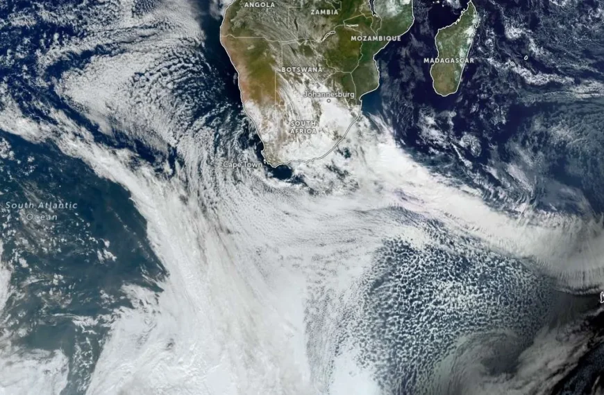 satellite image cut-off low affecting south africa 1140 utc may 5 2026