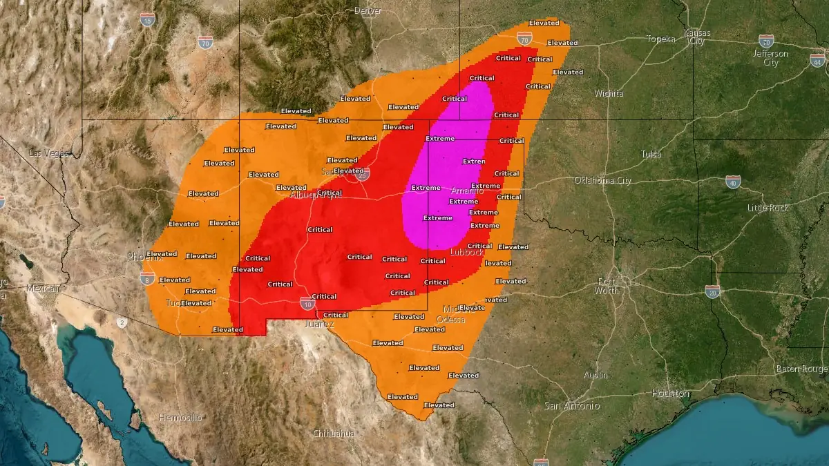 spc critical fire weather valid 24 hours to 1400 edt may 18 2026