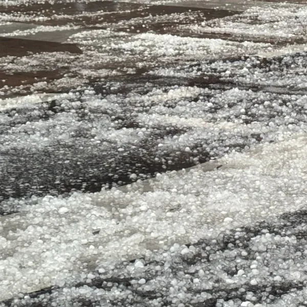 Hail in Denver on June 1, 2026