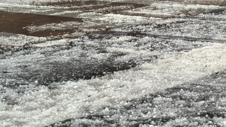 Hail in Denver on June 1, 2026