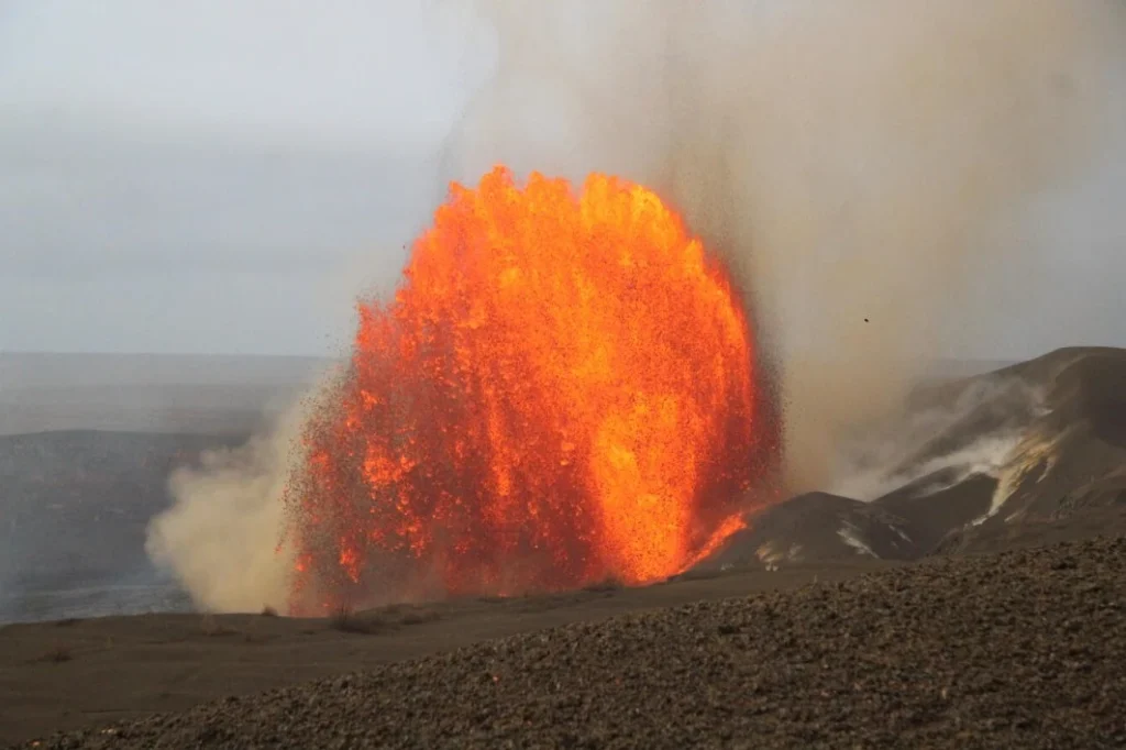 Episode 48 lava fountain at night june 1 2026