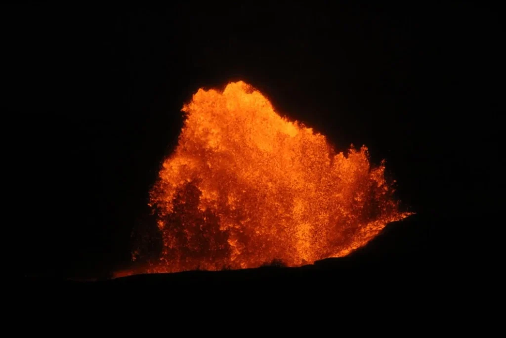 Episode 48 lava fountain at night june 1 2026 bg
