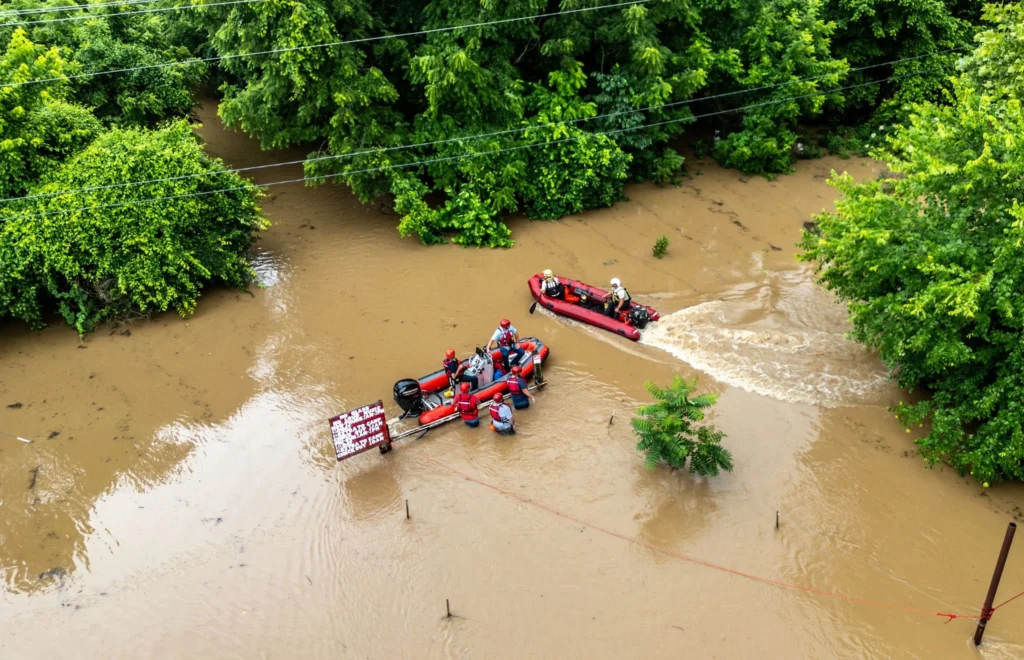 Flooding in Cherokee County, Oklahoma on June 14, 2026