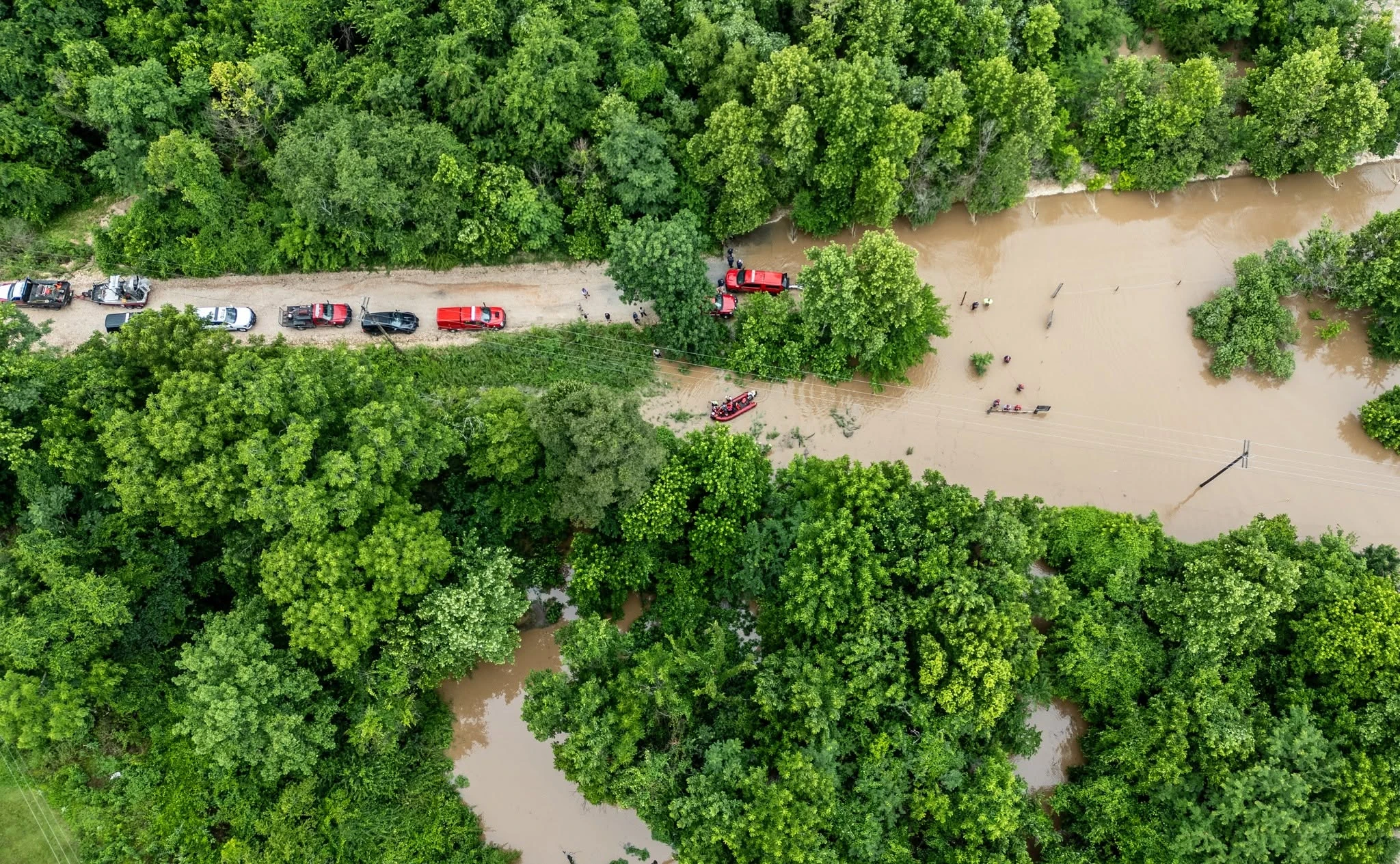 Flooding in Cherokee County, Oklahoma on June 14, 2026