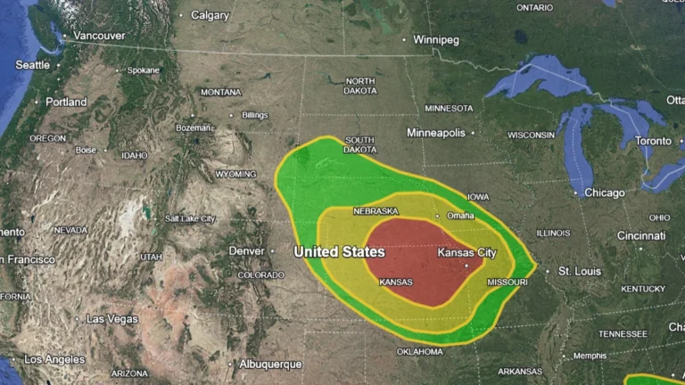 Google earth overlay of WPC day 1 ERO June 21, 2026
