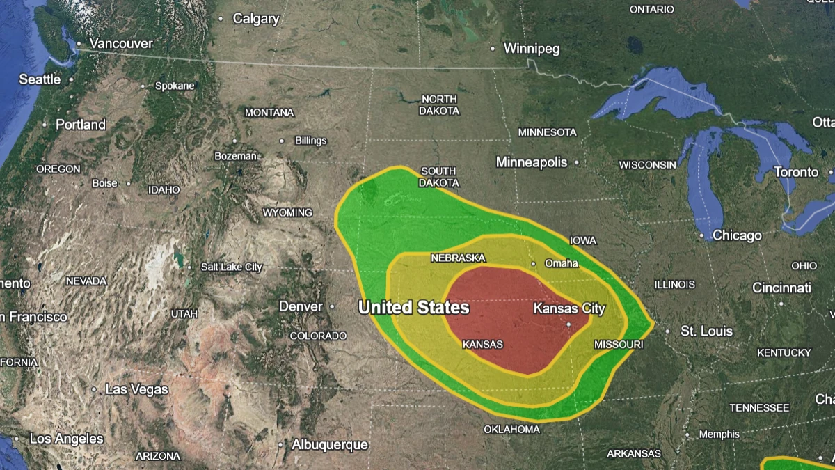 Google earth overlay of WPC day 1 ERO June 21, 2026