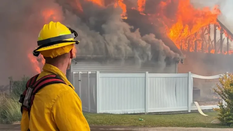Home destroyed after Upriver Fire