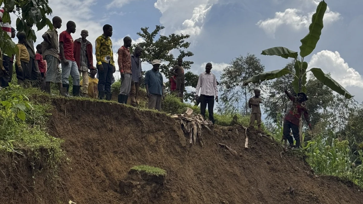 Landslide in the Namisindwa district in Uganda on June 3, 2026. Credit: Emmah M Bwayo