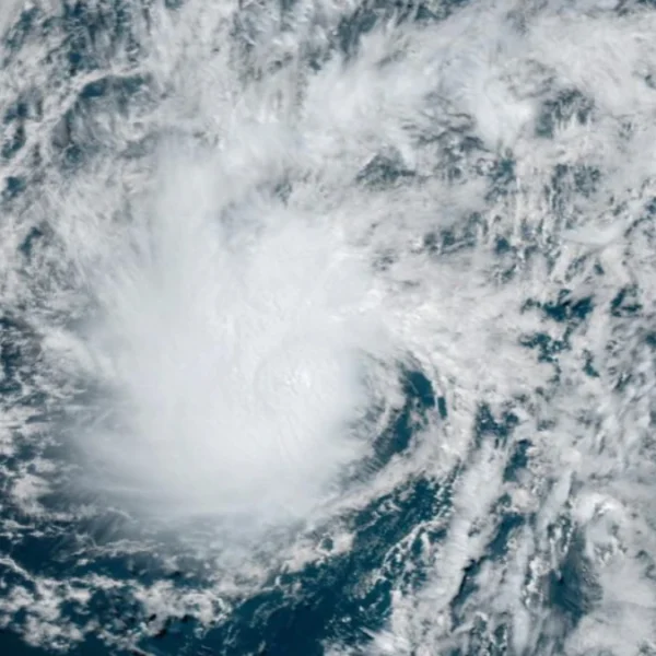 Satellite image of Tropical Storm Amanda at 1640 UTC on June 3, 2026