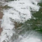 Satellite image of central USA at 1650 utc on June 19, 2026