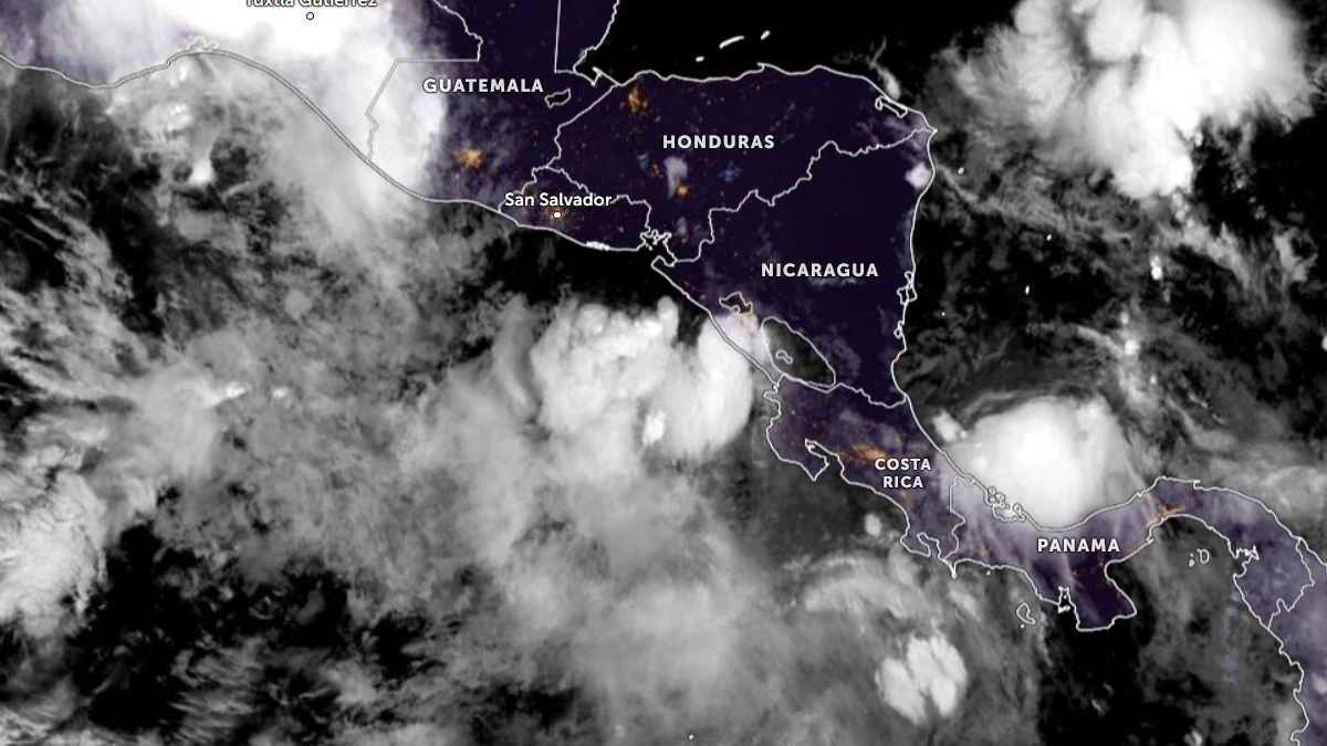 Satellite image of tropical storm Cristina at 0640 UTC on June 9, 2026Satellite image of tropical storm Cristina at 0640 UTC on June 9, 2026