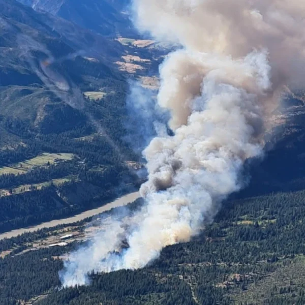 Saw creek fire near Lytton, British Columbia Canada on June 19, 2026