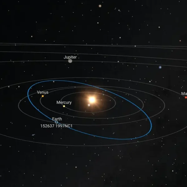 asteroid 2026 NC1 close approach june 2026 orbit diagram f